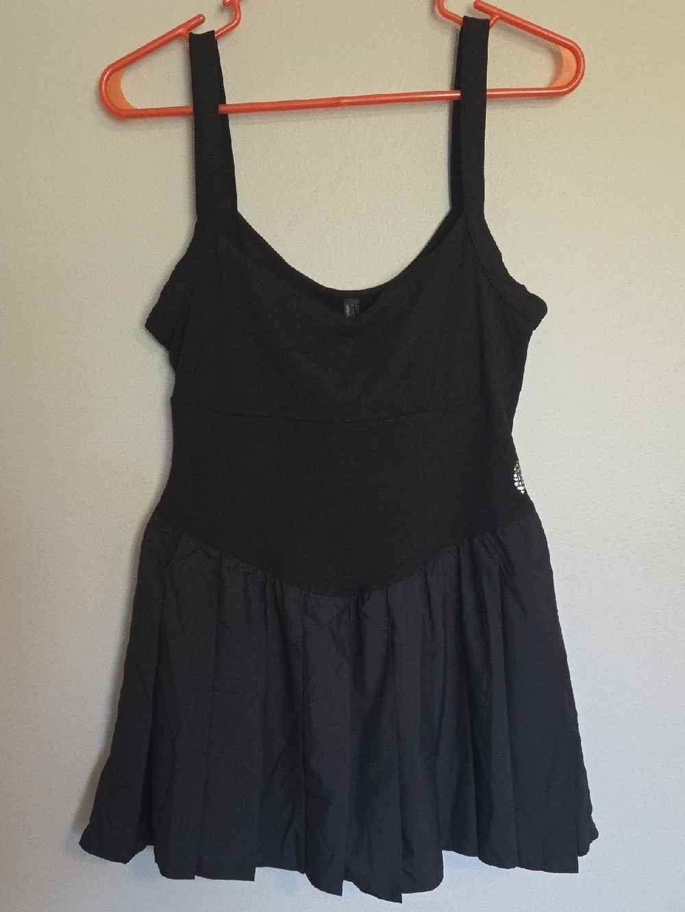 Free People FP Moverment Swing Of Things Black Tennis Dress